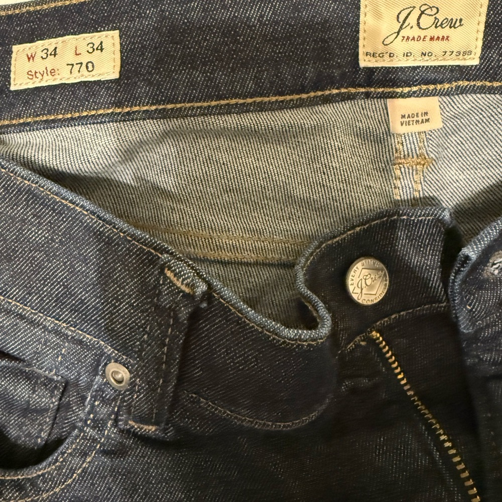 J. Crew Men's Slim Straight Jeans - Indigo